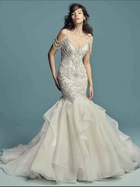 Maggie Sottero Brinkley Wedding Dress Style: 8MC651 Size 10